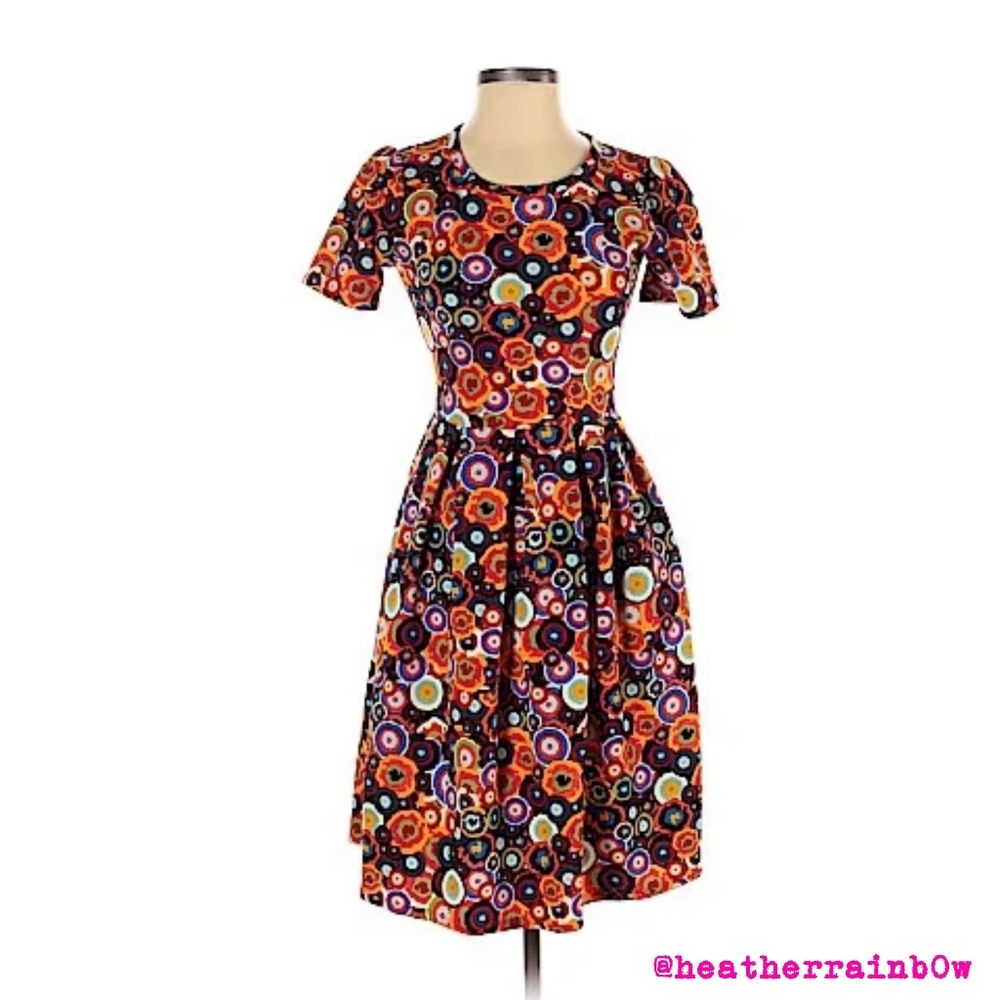 LuLaRoe Groovy Acid Trip Dress | Size XS